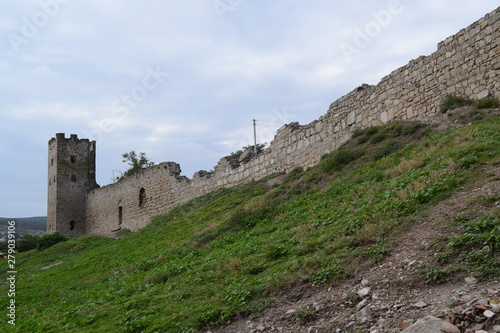 View of the Genoese fortress in Feodosia.