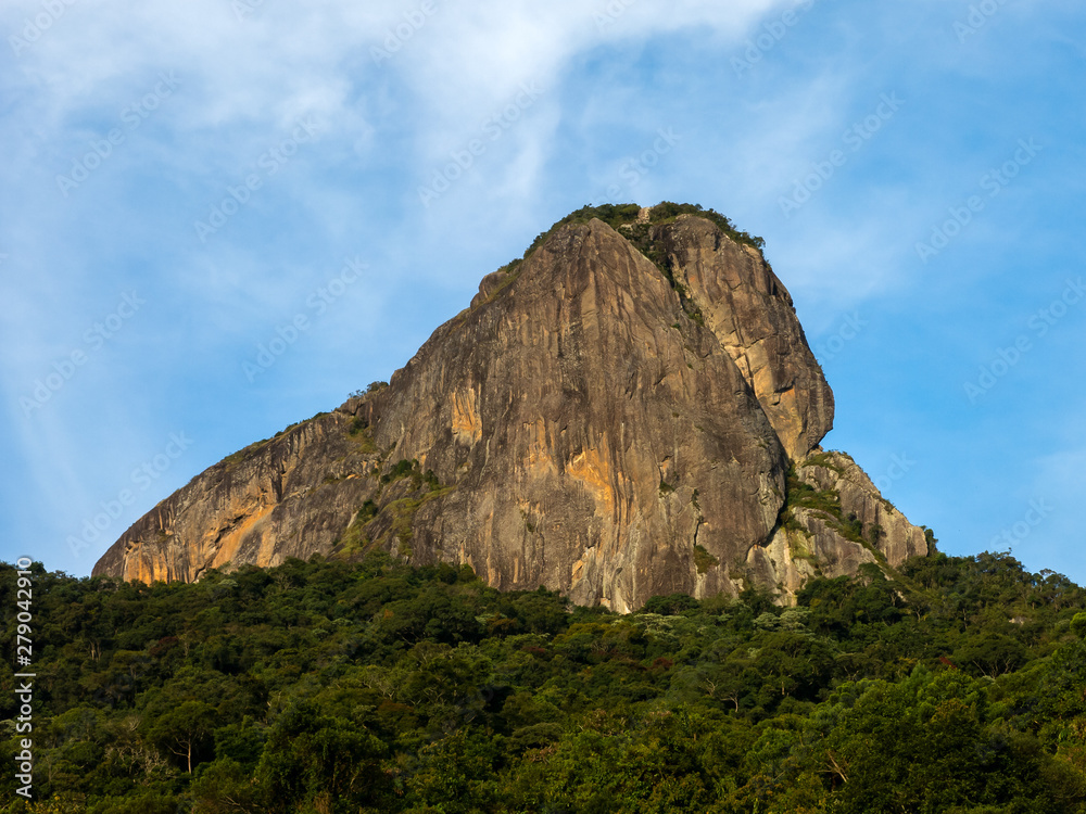 Pedra do Bau - rock mountain peak in Sao Bento do Sapucai - Brazil