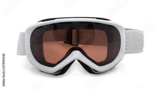White Ski Goggles
