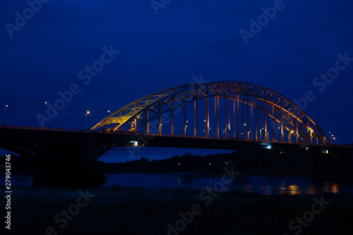 The Waalbridge Nijmegen during Night © Daniel Doorakkers