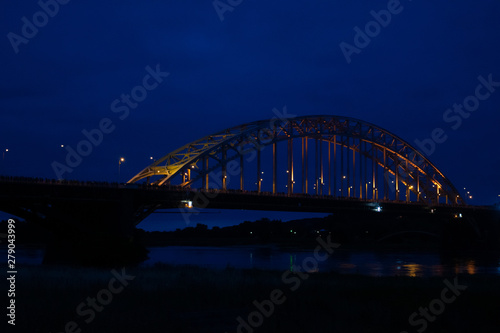 The Waalbridge Nijmegen during Night © Daniel Doorakkers
