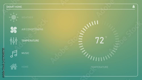 Smart home remote screen panel