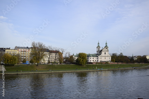 Orilla del rio de Cracovia