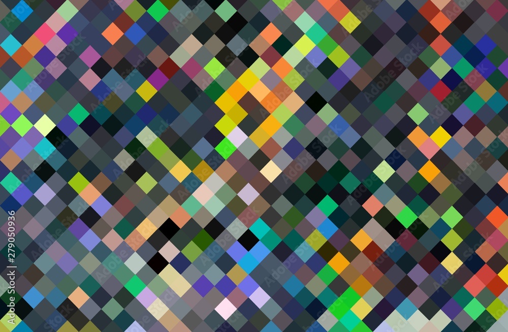 Pixel art chaotic mosaic background. Multicolor abstract pattern. Pixel art chaotic mosaic background. Multicolor abstract pattern.