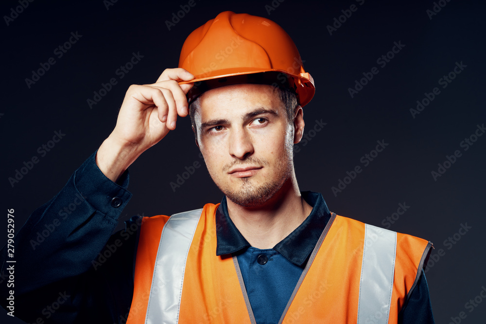 portrait of construction worker portrait of construction worker