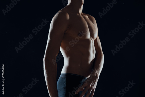 body of muscular man