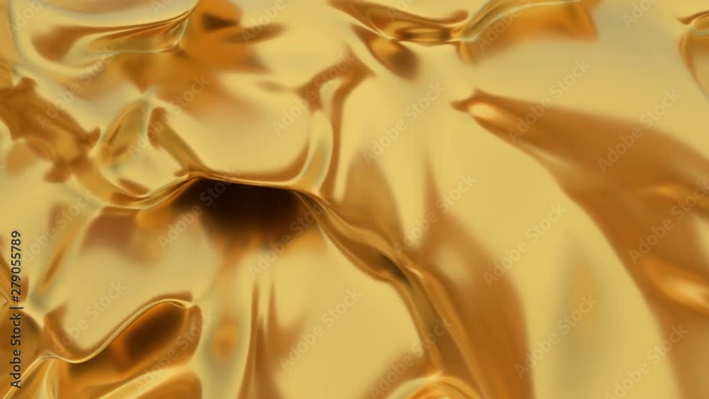 abstract gold liquid. Golden wave background. Gold background. Gold texture. Lava, nougat, caramel, amber, honey, oil.