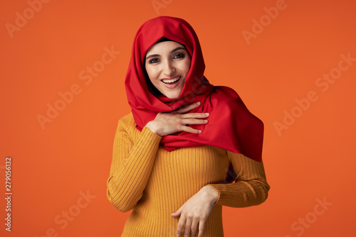 woman with perfect skin smiling and looking at camera © SHOTPRIME STUDIO