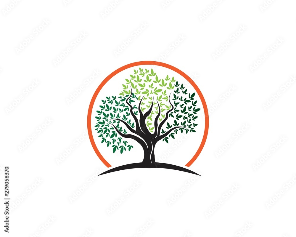 Green Of tree leaf logo ecology element nature vector Green Of tree leaf logo ecology element nature vector