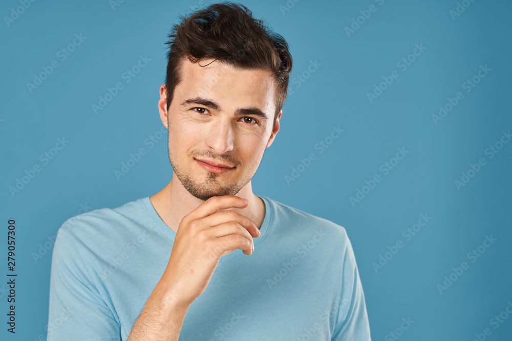 portrait of young handsome man portrait of young handsome man