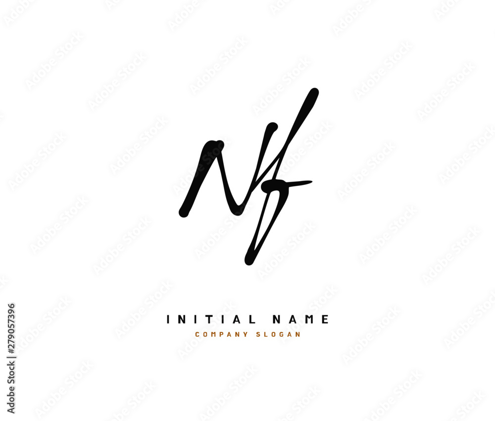 N F NF Beauty vector initial logo, handwriting logo of initial signature, wedding, fashion, jewerly, boutique, floral and botanical with creative template for any company or business. N F NF Beauty vector initial logo, handwriting logo of initial signature, wedding, fashion, jewerly, boutique, floral and botanical with creative template for any company or business.