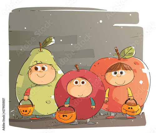 Little Kids In Halloween Costumes