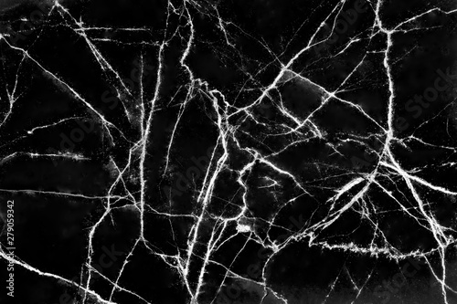 Black marble texture background , natural abstract white lightning seamless patterns on background
