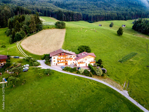 The farmland and villa of Brixen