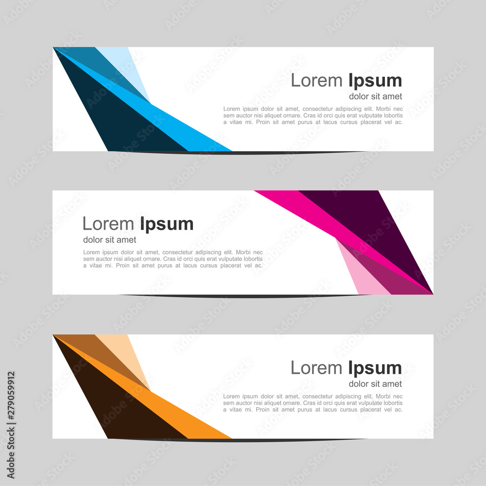 Naklejka premium Banner background.Modern template design.Vector design Banner background.