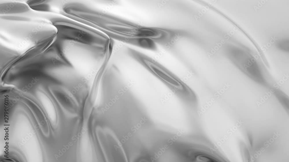 abstract liquid. wave background. grey background. silver texture. Lava, chromium, mercury, liquid metal