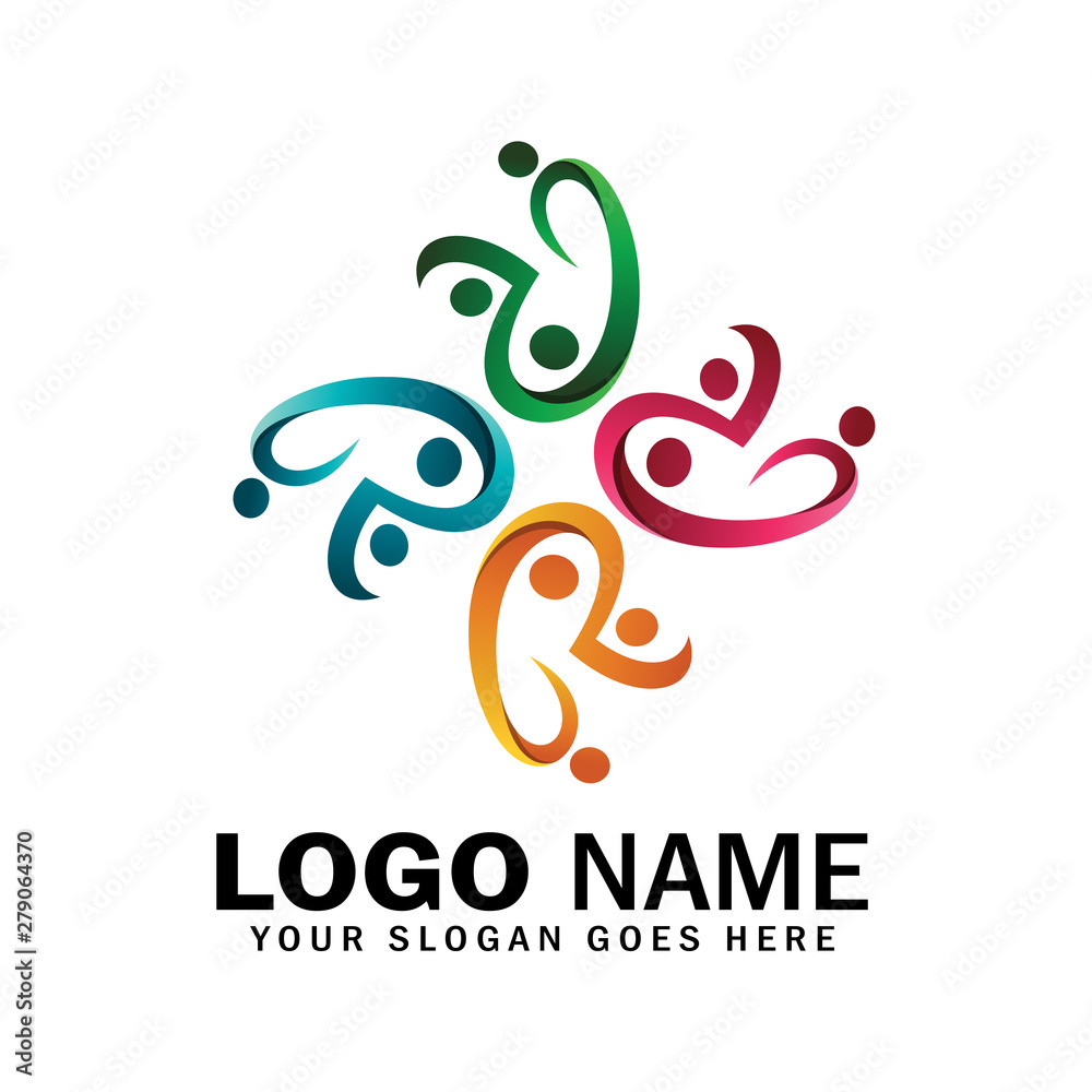 logo child adoption, obstetrician, people community, symbol of humanitarian charity logo child adoption, obstetrician, people community, symbol of humanitarian charity