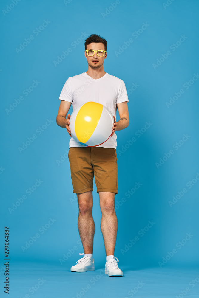 young man with ball young man with ball