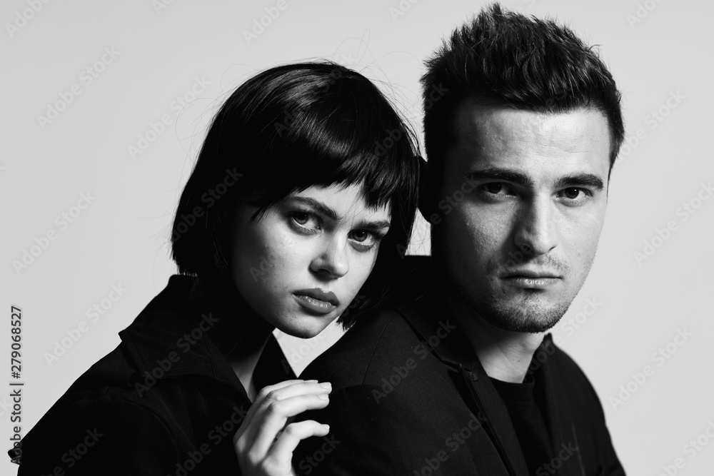 portrait of young couple