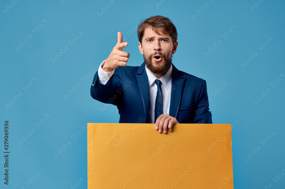 business man with box business man with box