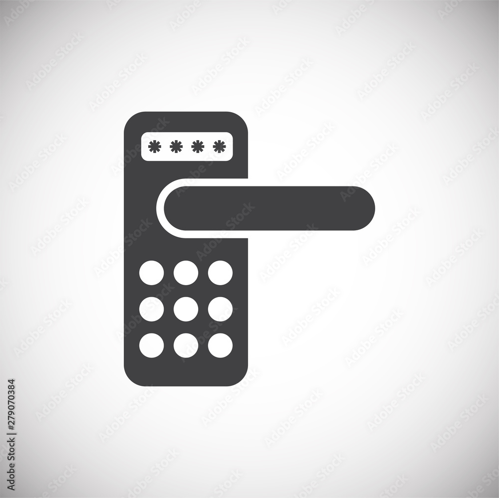 Smart lock icon on background for graphic and web design. Simple illustration. Internet concept symbol for website button or mobile app. Smart lock icon on background for graphic and web design. Simple illustration. Internet concept symbol for website button or mobile app.
