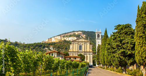 Brescia Lombardy Italy with marble quarry photo