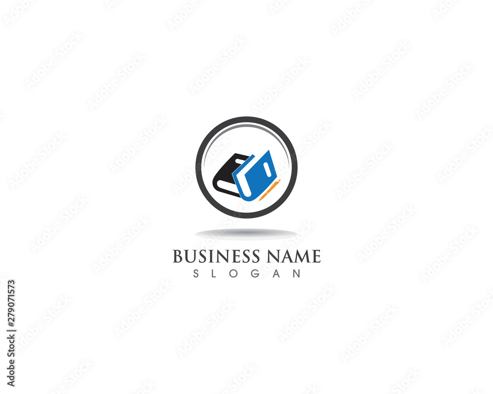 Book reading logo and symbols template icons app Book reading logo and symbols template icons app