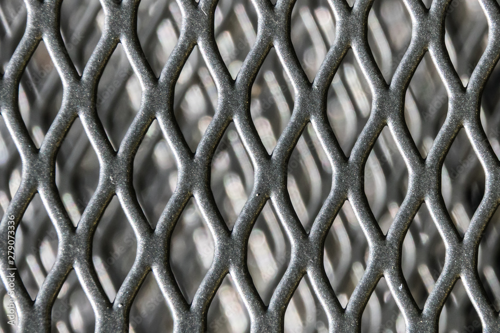 Fototapeta premium Metal weave details texture