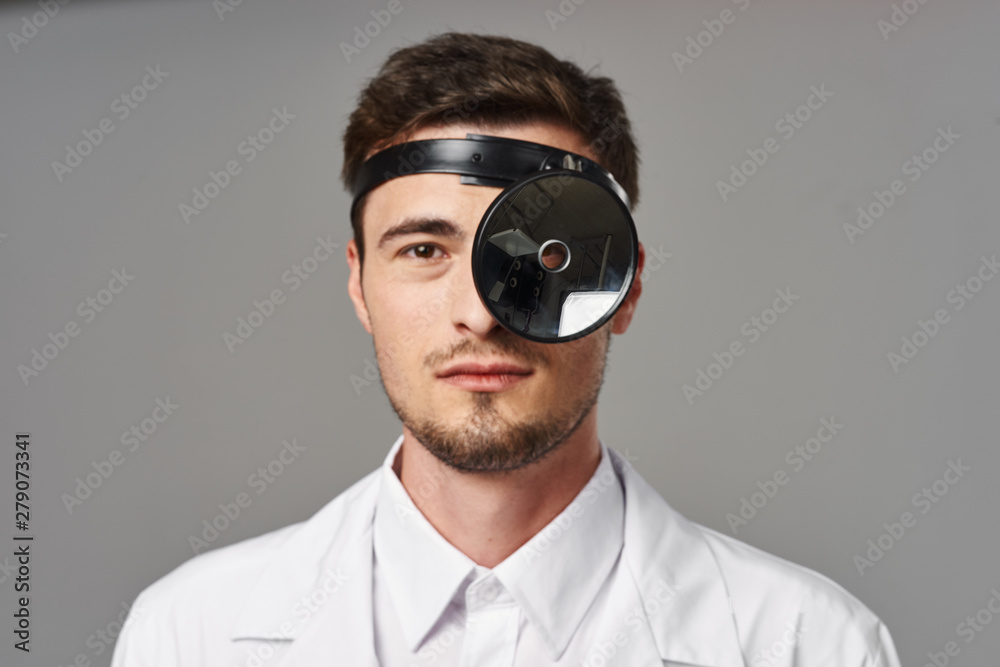 Fototapeta premium young man with headphones
