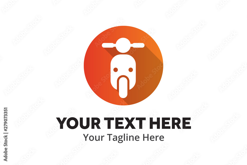 simple motorcycle logo creative design in flat style with color . emotorbike logo creative design for identity and club simple motorcycle logo creative design in flat style with color . emotorbike logo creative design for identity and club