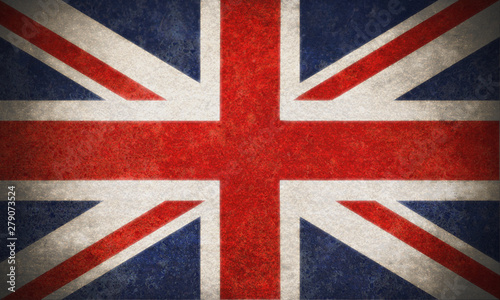 Flag of England(Union jack) with a raw, worn style