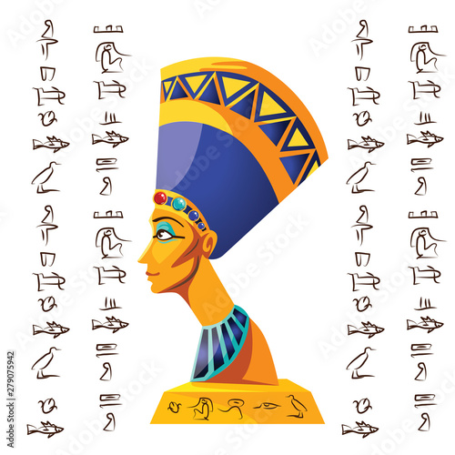 Ancient Egypt vector cartoon illustration