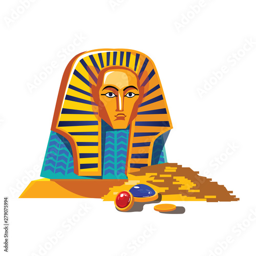 Ancient Egypt vector cartoon illustration