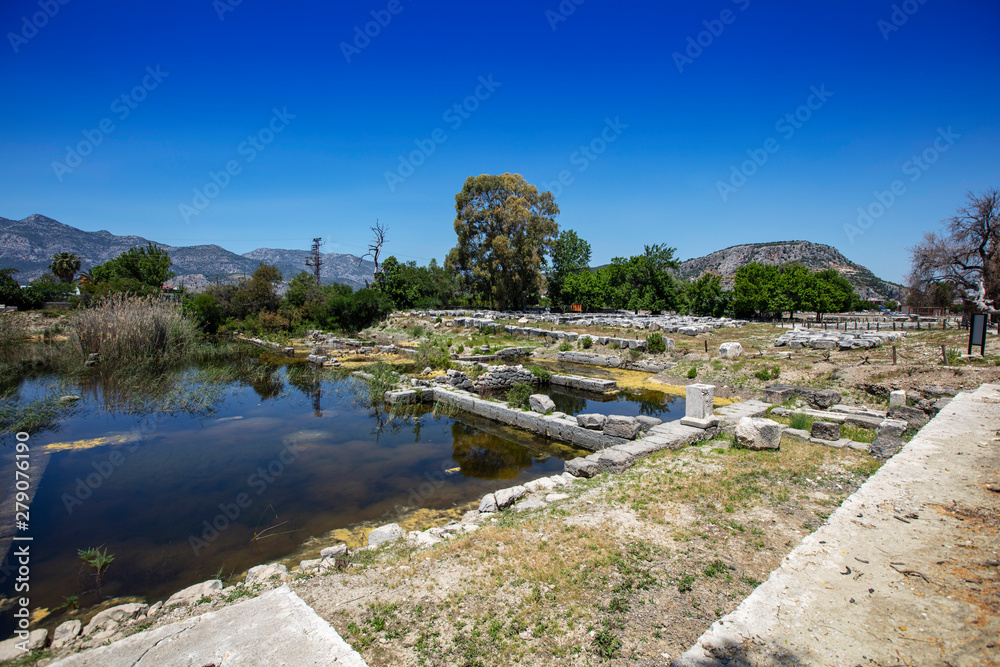 Bouleuterion in Letoon Ancient City. Mugla, Turkey