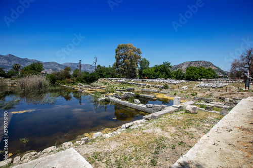 Obraz na płótnie Bouleuterion in Letoon Ancient City. Mugla, Turkey w salonie