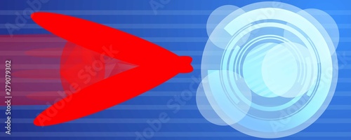 Computer virus atack concept banner. Cartoon illustration of computer virus atack vector concept banner for web design