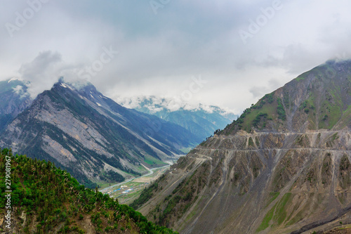 Zoji La Pass on Leh to Sri Nagar highway and is the second  highest pass after Fotu La on the Srinagar-Leh National Highway. photo