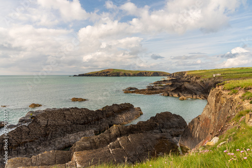 Cardigan Island along the Coastal path in Wales
