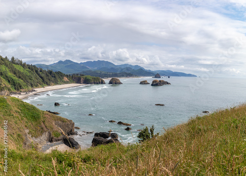 Chapman point at Ecola State Park, Cannon Beach, Oregon photo