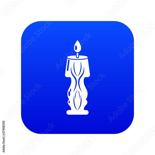 Candle bright icon. Simple illustration of candle bright vector icon for web