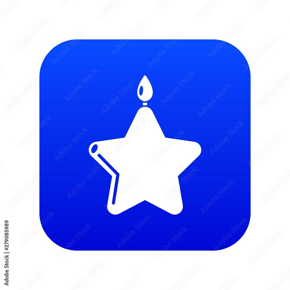 Candle star icon. Simple illustration of candle star vector icon for web Candle star icon. Simple illustration of candle star vector icon for web