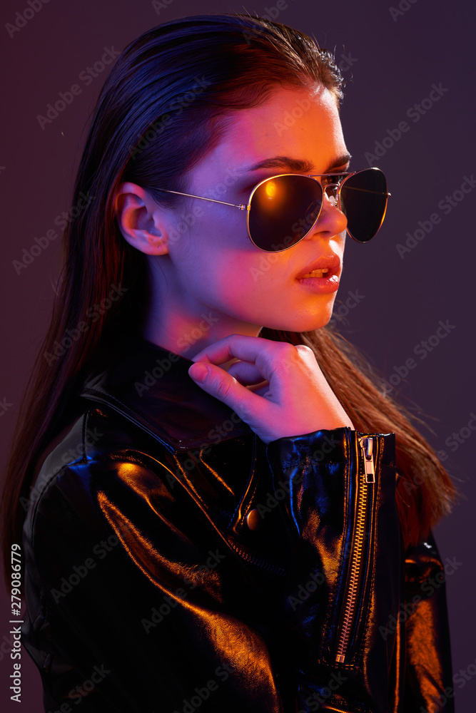 Portrait of woman looking at camera with perfect skin on her face Portrait of woman looking at camera with perfect skin on her face