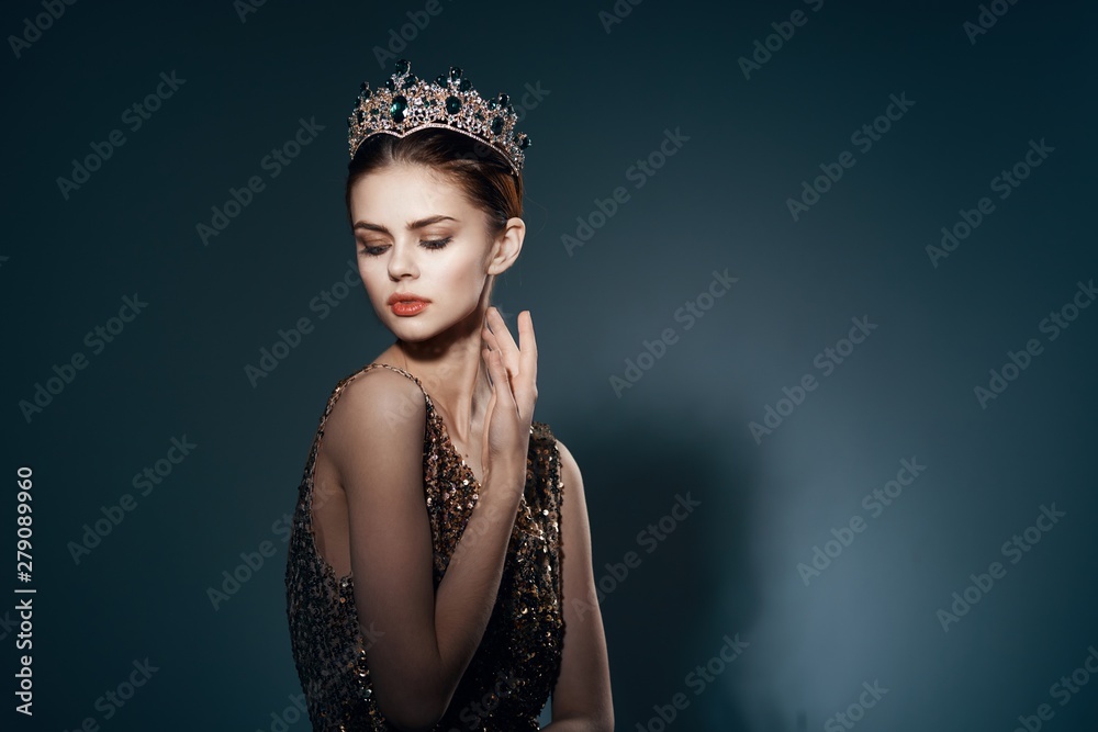 portrait of beautiful girl with perfect skin looking at camera portrait of beautiful girl with perfect skin looking at camera