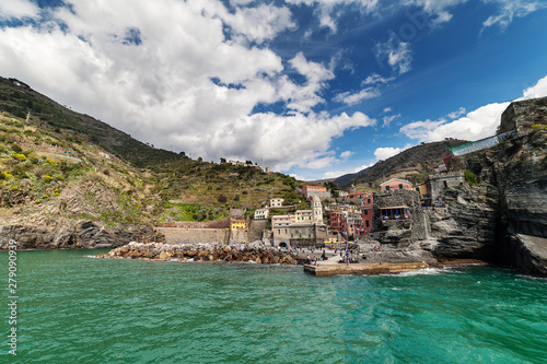 Vernazza village in Cinque Terre, Italy.