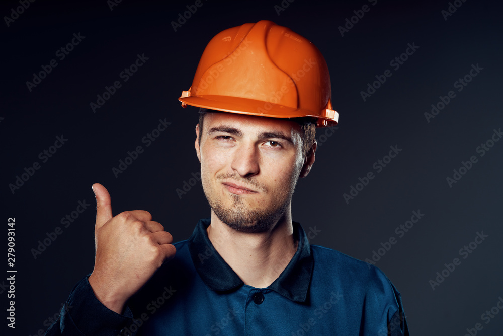 portrait of construction worker portrait of construction worker