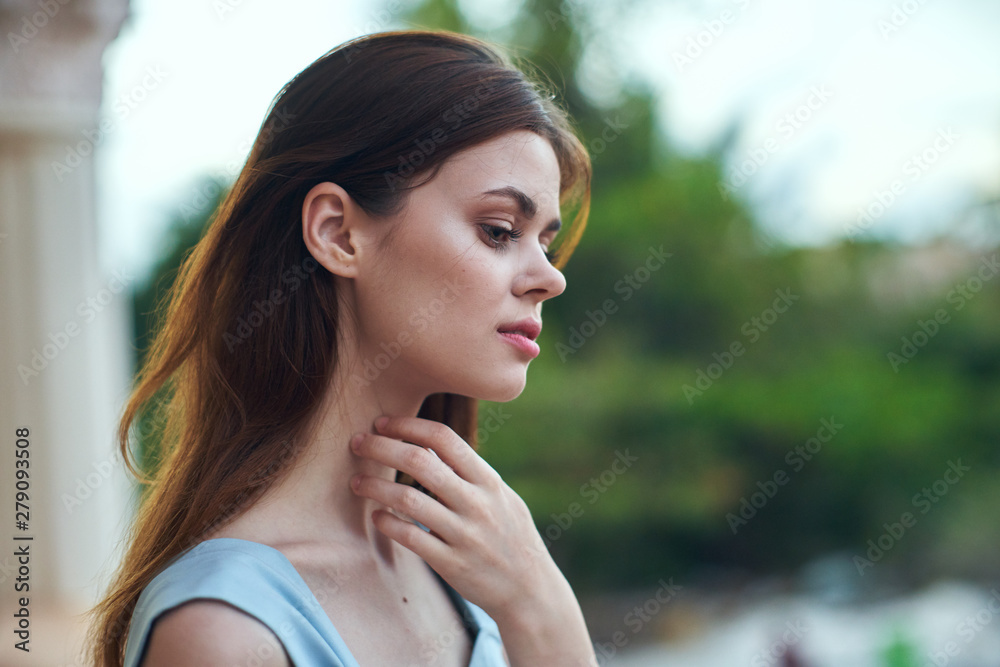 young woman talking on mobile phone