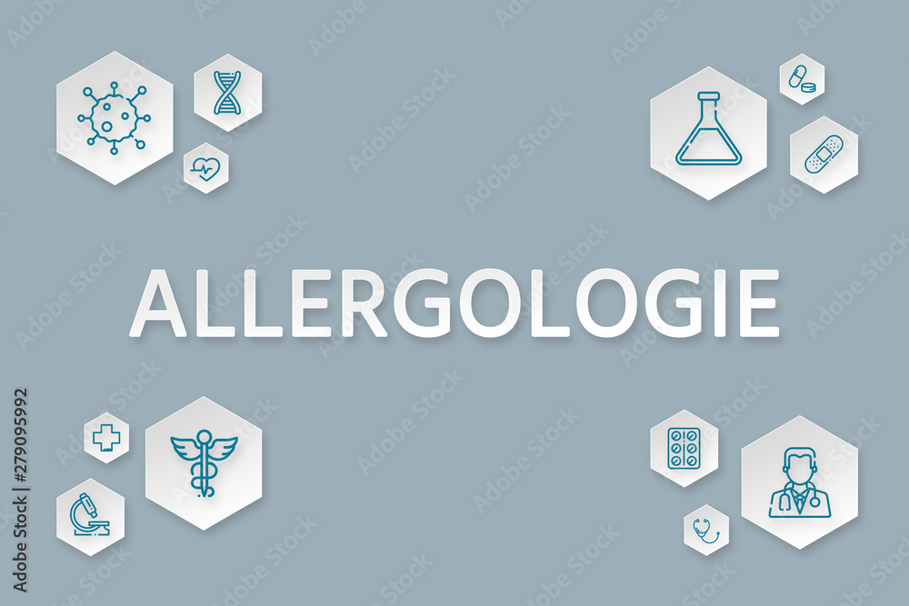 Pharma Allergologie - obrazy, fototapety, plakaty 