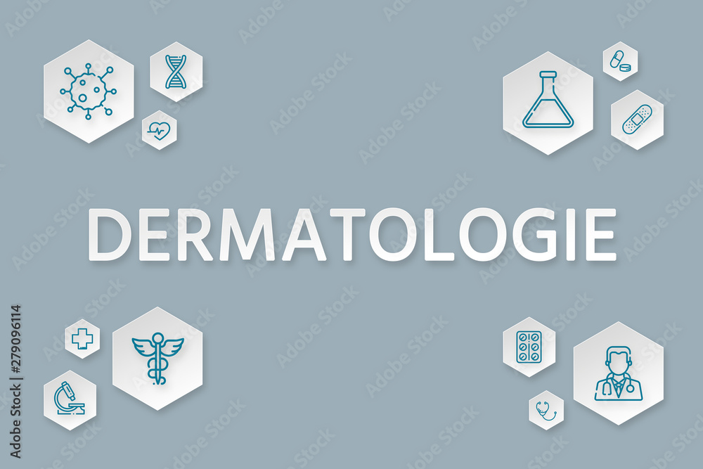 Naklejka premium Pharma Dermatologie