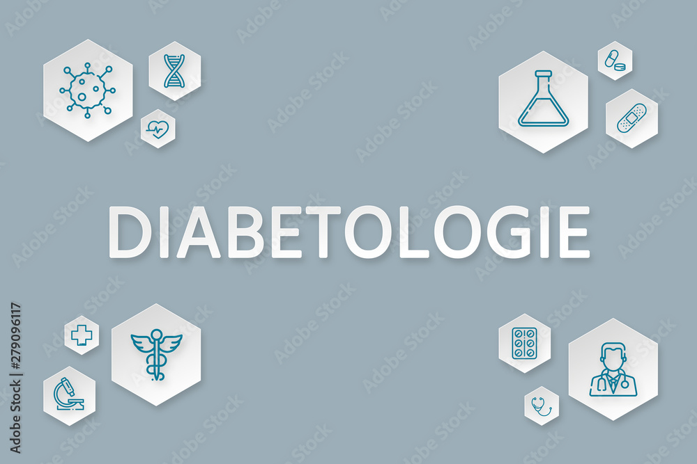 Pharma Diabetologie - obrazy, fototapety, plakaty 