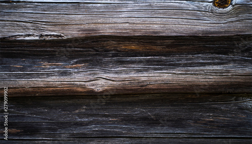 Old dark wooden texture. Natural pattern wood background